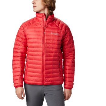 Columbia Jas Heren, Alpha Trail Down Blauw Rood, 29QTVEGYO